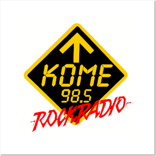 KOME 98.5 Rock Radio Posters and Art